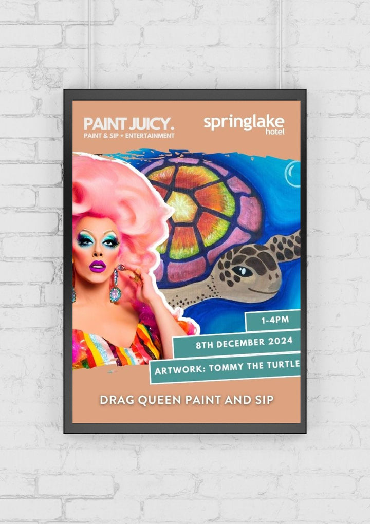 DRAG PAINT AND SIP SPRINGLAKE HOTEL IPSWICH BRISBANE 8TH DECEMBER